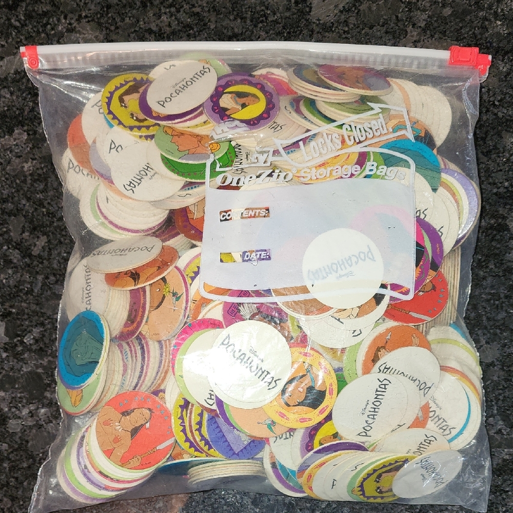 Disney Pocahontas Pogs Collection